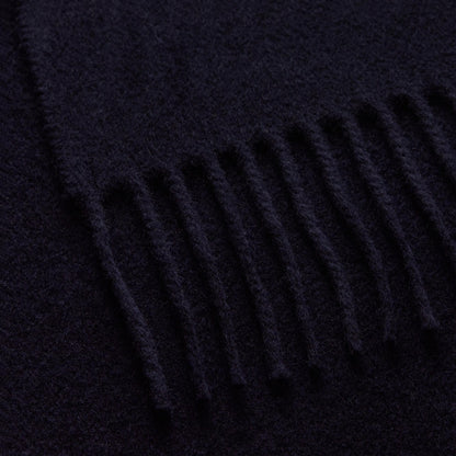 New Solid Scarf Wool and cashmere scarf Dark Navy