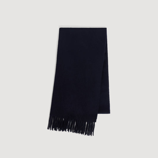 New Solid Scarf Wool and cashmere scarf Dark Navy