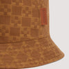 Bob Cross Denim Bucket Hat With Patch Camel