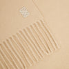 Patch 4S Scarf Fringed wool scarf Beige