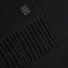 Patch 4S Scarf Fringed wool scarf Black