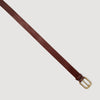  Denim Belt Choc Leather Belt Chocolate