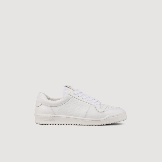 Cross Sneaker Low-Top Leather Trainers White
