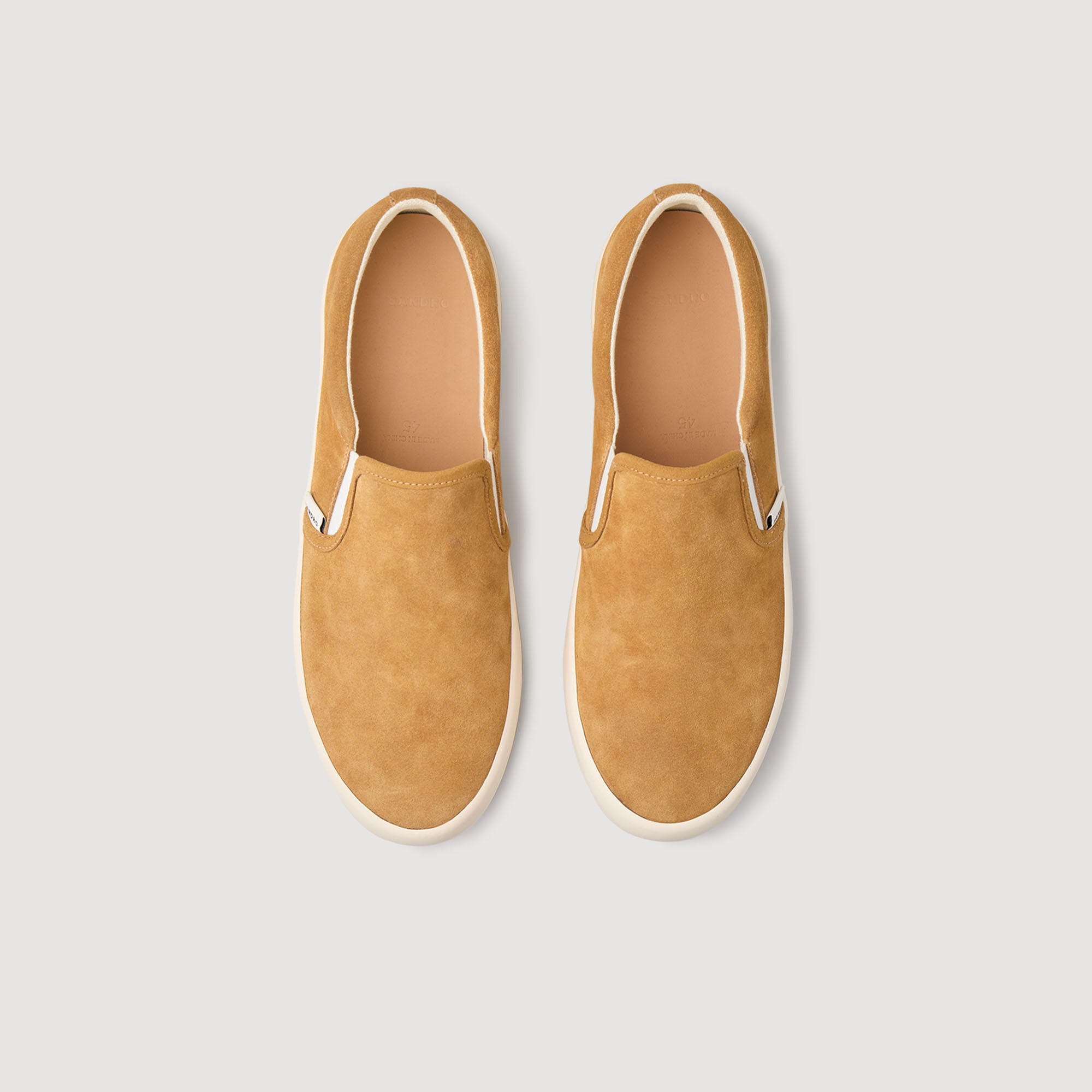 Vulca Slip-On Split Leather Slip-Ons Camel