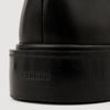 Zipper Boot Leather Ankle Boots Black