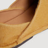 Hair On Slipper Calf hair slippers Camel