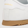 Soft Runner Leather And Suede Low-Top Trainers White