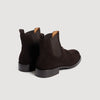 Chelsea Suede Boots Split leather Chelsea boots Chocolate