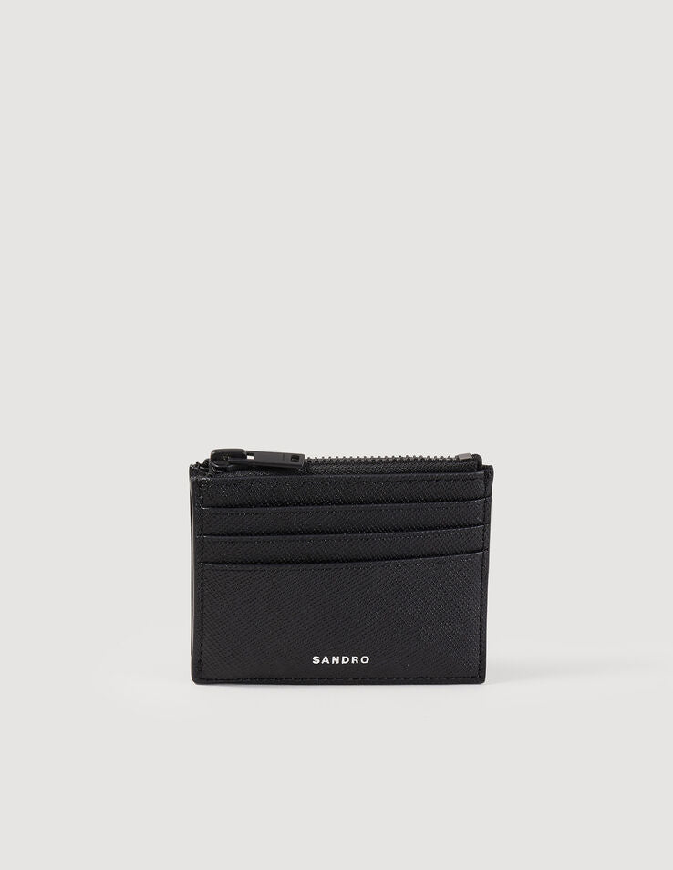 Leather Card Holder Black