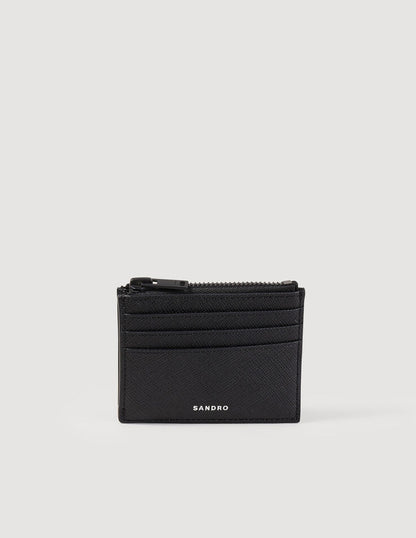 Leather Card Holder Black