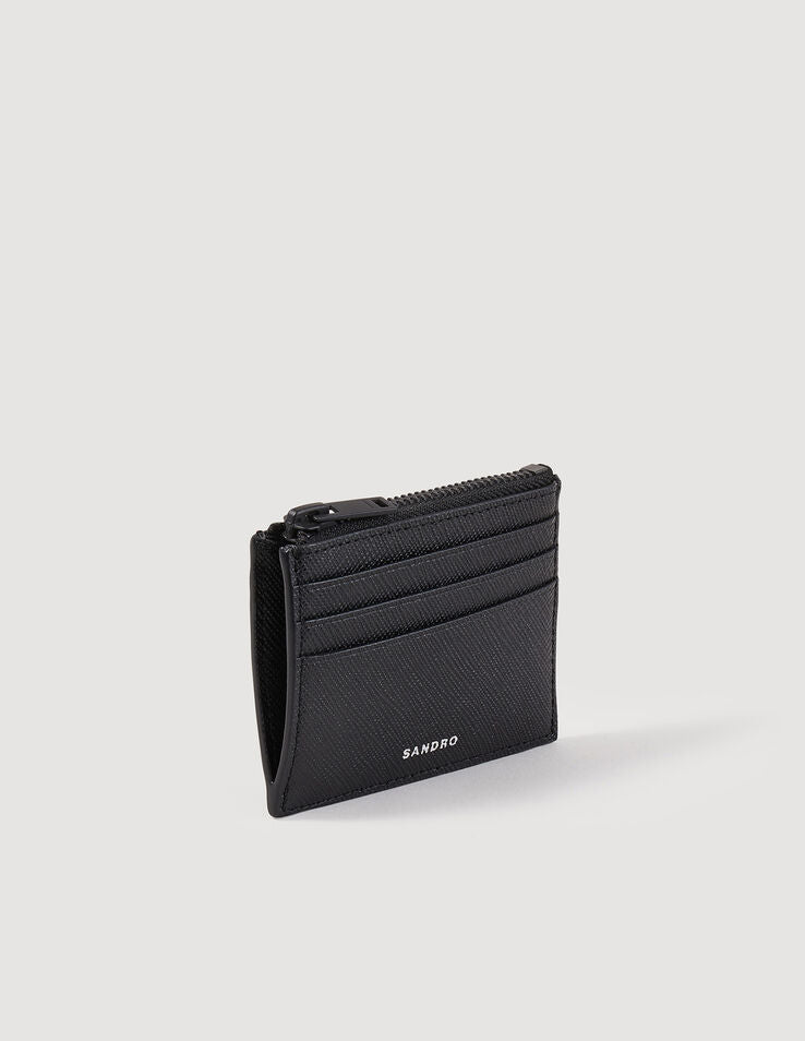 Leather Card Holder Black