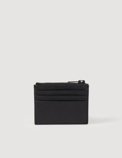 Leather Card Holder Black