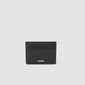 Holder Leather Card Holder Black