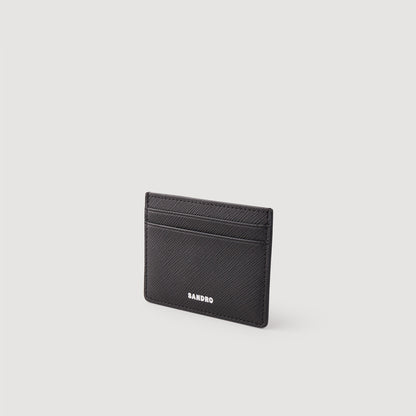 Holder Leather Card Holder Black