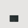 Holder Reconstituted leather card holder Green