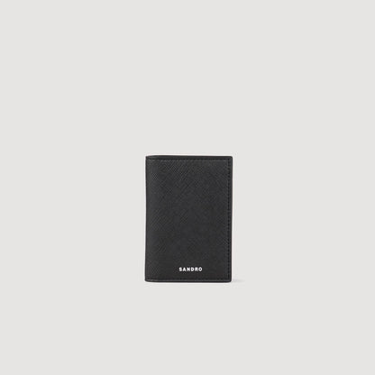 Leather wallet Black