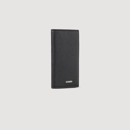 Leather wallet Black