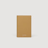 Grained Leather Card Holder Natural