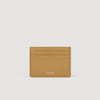 Leather Logo Card Holder Natural