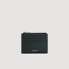 New Zipper Synthetic leather zip card holder Green