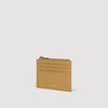 Zipped Leather Card Holder Natural