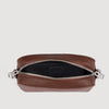 Small Reconstituted Leather Bag Cognac