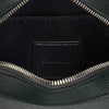 Minibag Hook Small synthetic leather logo bag Green