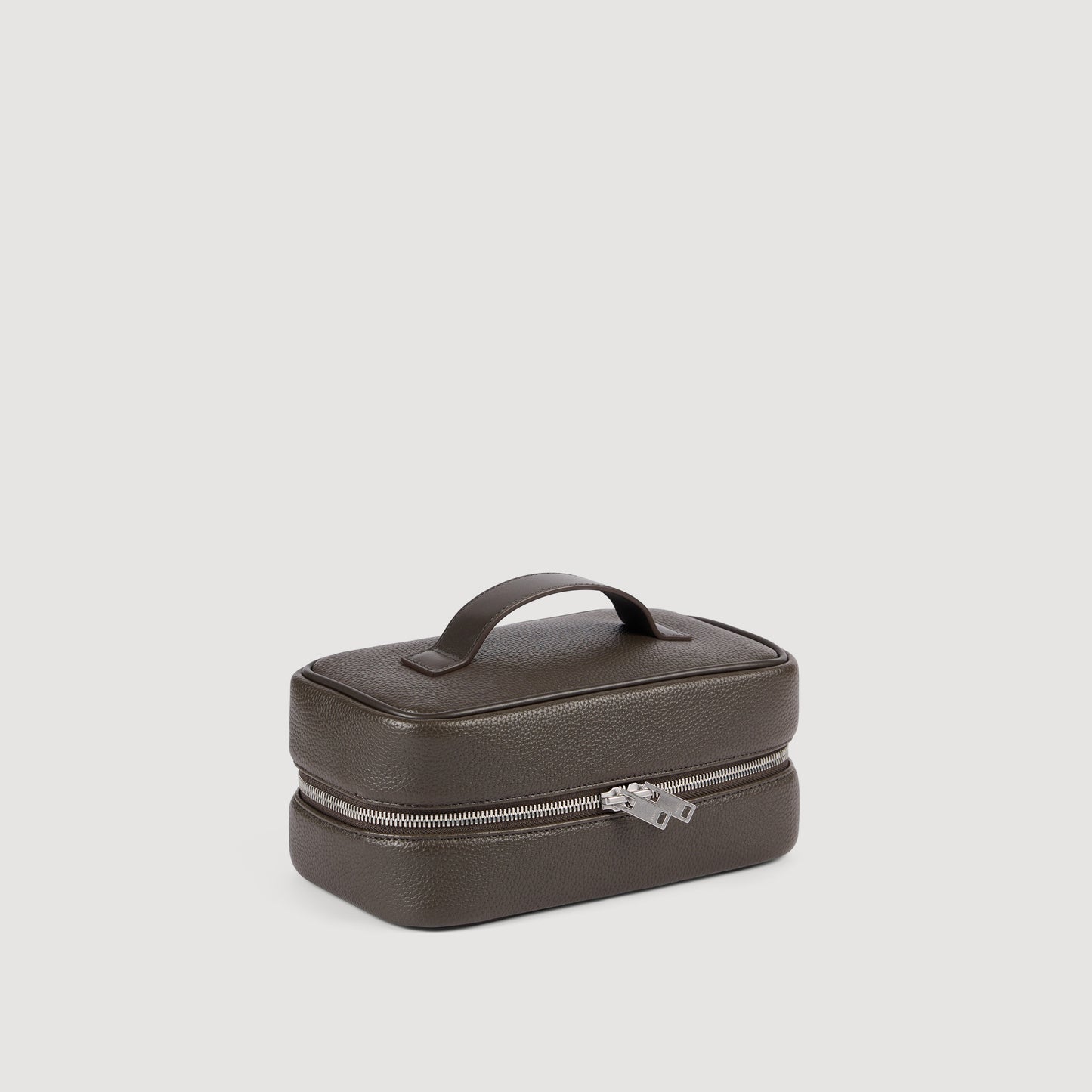 Wash New Grained Canvas Toilet Bag Taupe