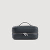 Wash New Toilet Bag In Grained Fabric Steel