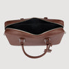 Downtown Large Update Reconstituted Leather Briefcase Cognac