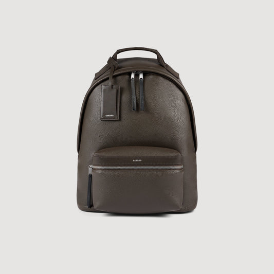 Newbackpack Coated Coated Canvas Backpack Taupe