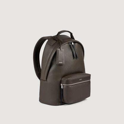 Newbackpack Coated Coated Canvas Backpack Taupe