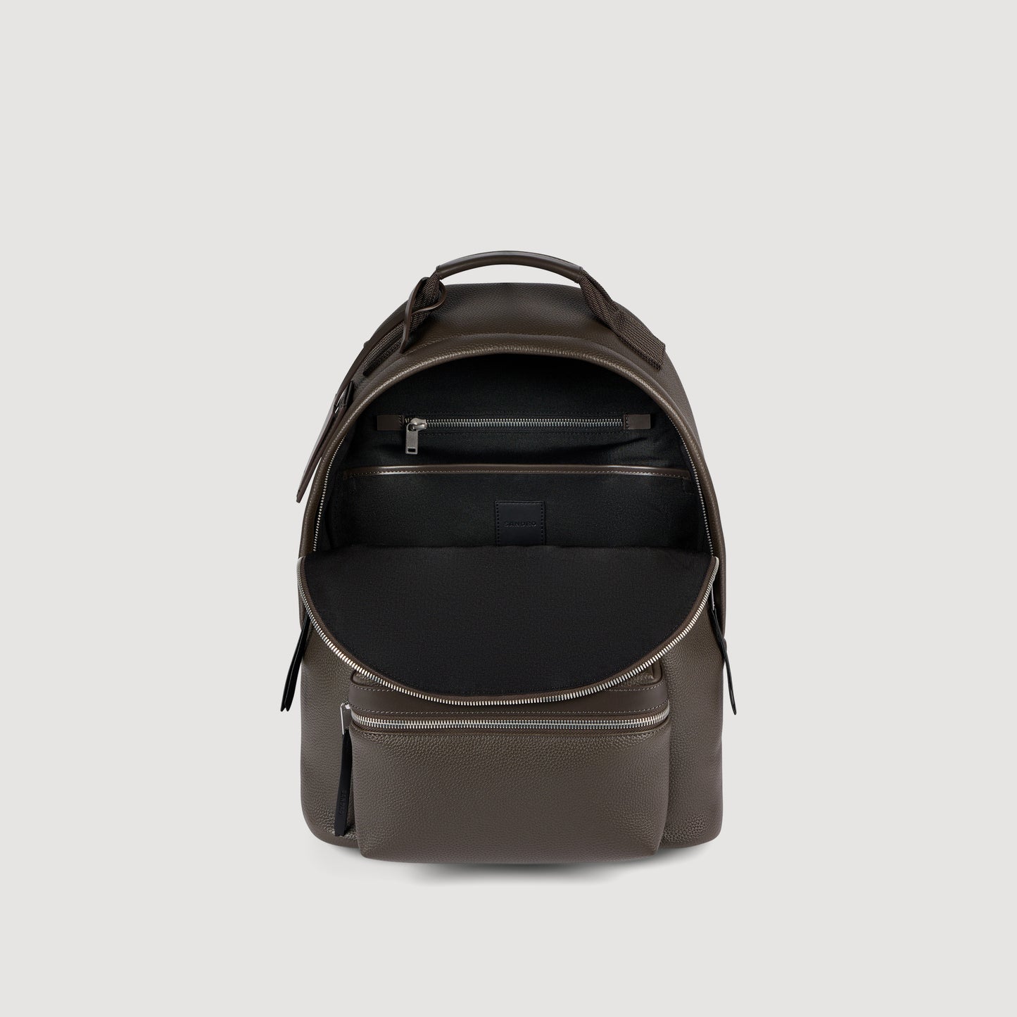 Newbackpack Coated Coated Canvas Backpack Taupe