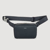 Brick Bag Saffiano Small Reconstitued Leather Bag Steel
