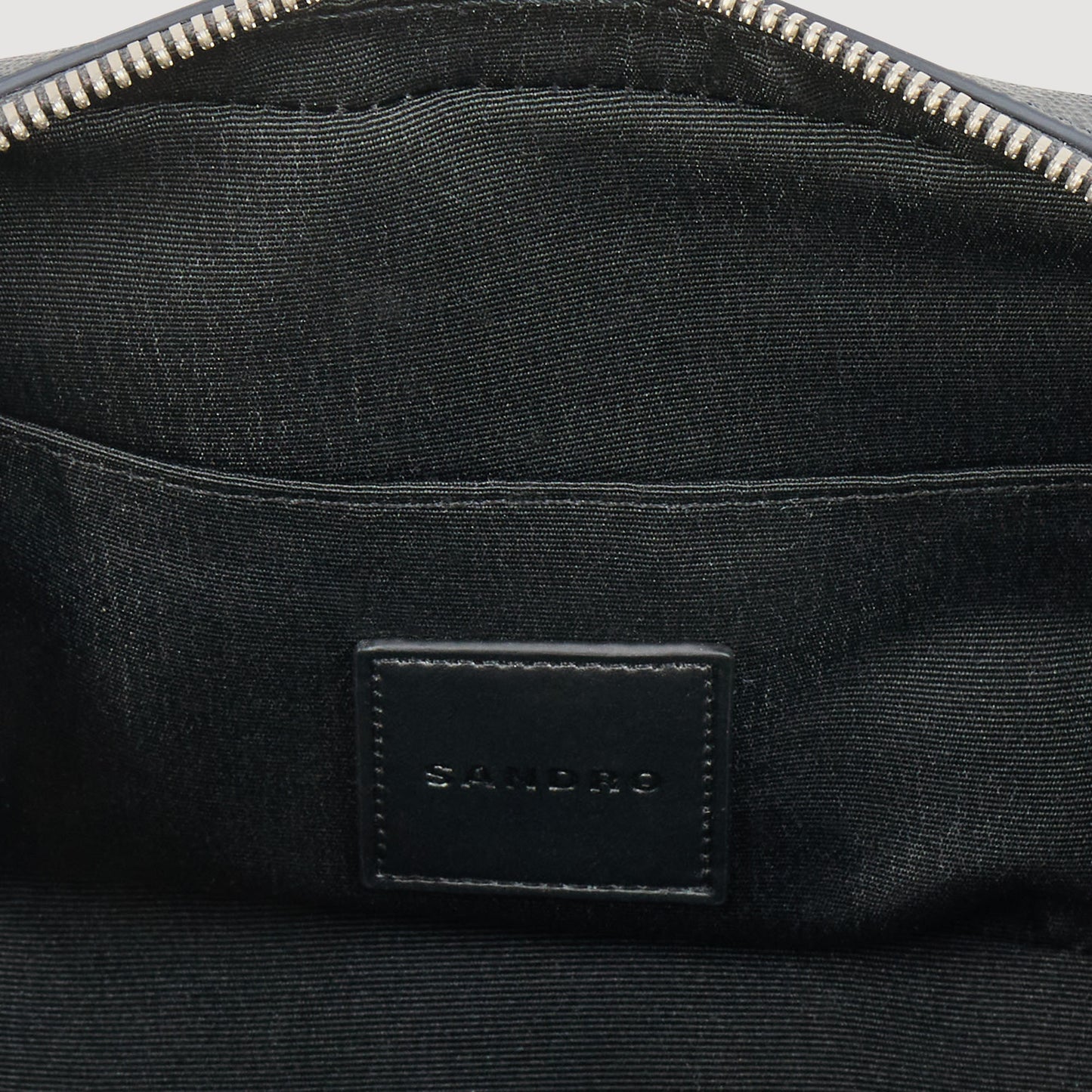 Brick Bag Saffiano Small Reconstitued Leather Bag Steel