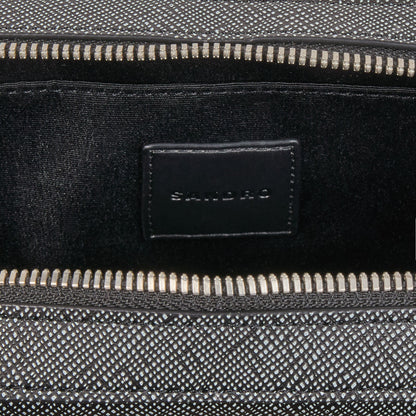 Small Recycled Leather Bag Graphites
