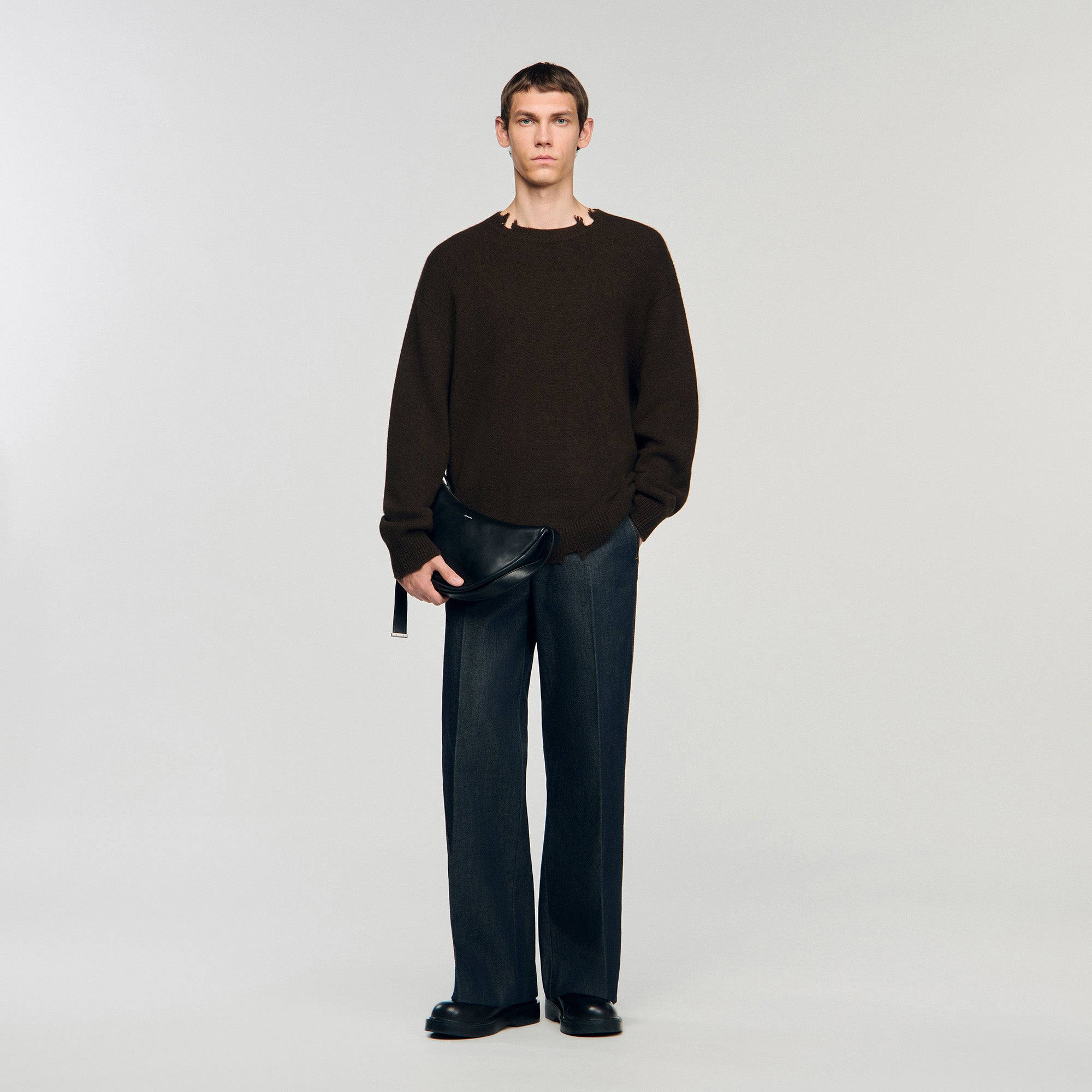 Small Hobo Small Leather Hobo Bag Black