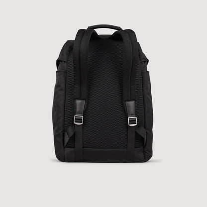 Backpack Nylon Neo Recycled leather backpack Black