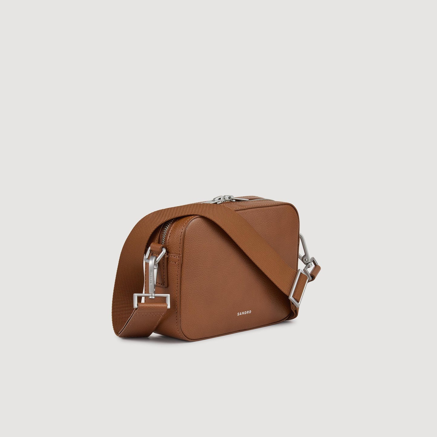 Minibag Hook Grain Small Grained Leather Bag Cognac