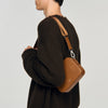 Minibag Hook Grain Small Grained Leather Bag Cognac