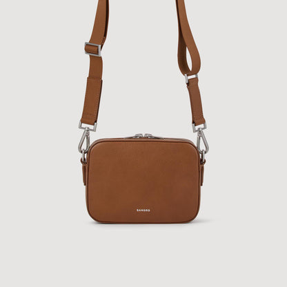 Minibag Hook Grain Small Grained Leather Bag Cognac