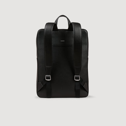 Backpack Vertical Recycled Leather Backpack Black