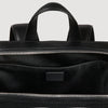 Backpack Vertical Recycled Leather Backpack Black