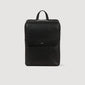 Backpack Vertical Recycled Leather Backpack Black