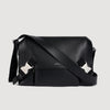 Satchel Small Small reconstituted leather bag Black
