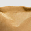 Soft Bag Small Suede Leather hobo bag with logo Camel