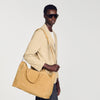 Daily Bag Suede Leather weekend bag Camel
