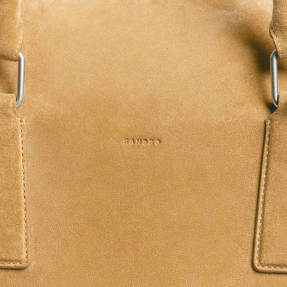 Daily Bag Suede Leather weekend bag Camel