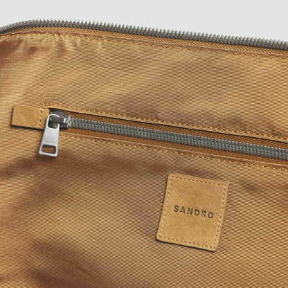Daily Bag Suede Leather weekend bag Camel