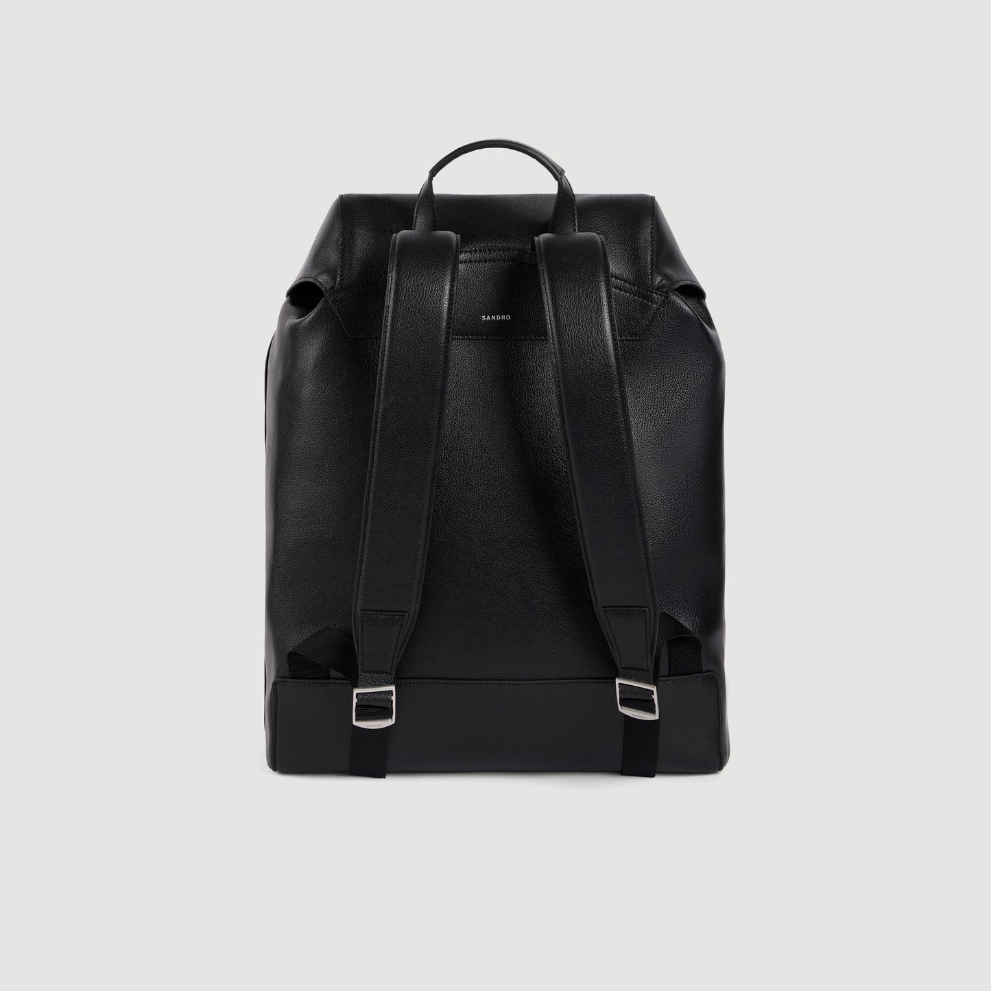 Pocket Backpack Reconstituted leather rucksack Black